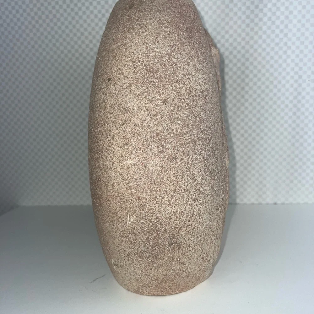 South‎ West NAVAJO INDIAN SAND ART VASE. 3D Art Native Women. 23”X12